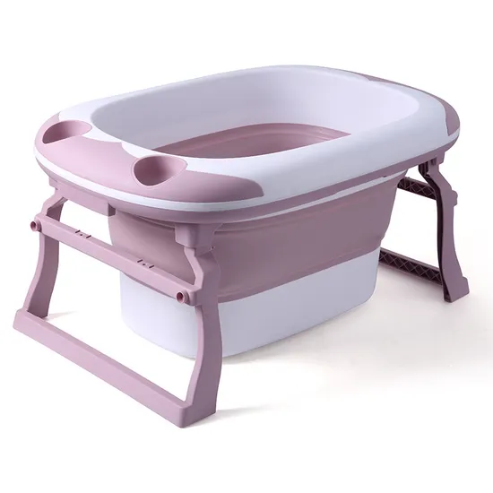 Foldable Baby Kids Bath Tub Portable Folding Plastic Children Newborn Plastic Baby Bathtub 20% off